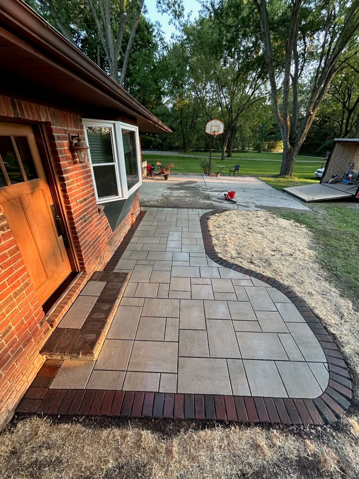 Stunning Unilock Paver Walkway Transformation image