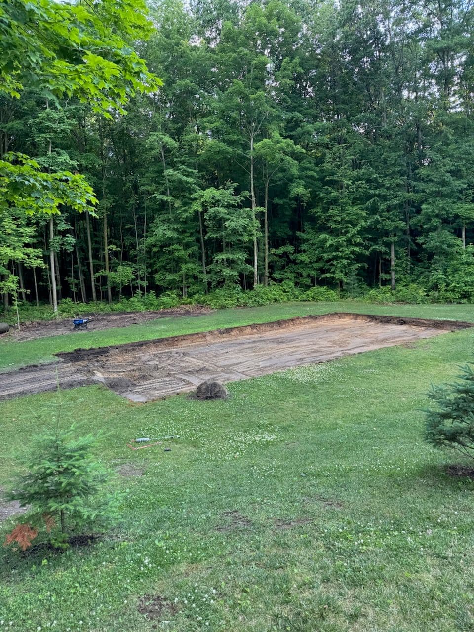 Barn Foundation Excavation in Howell image