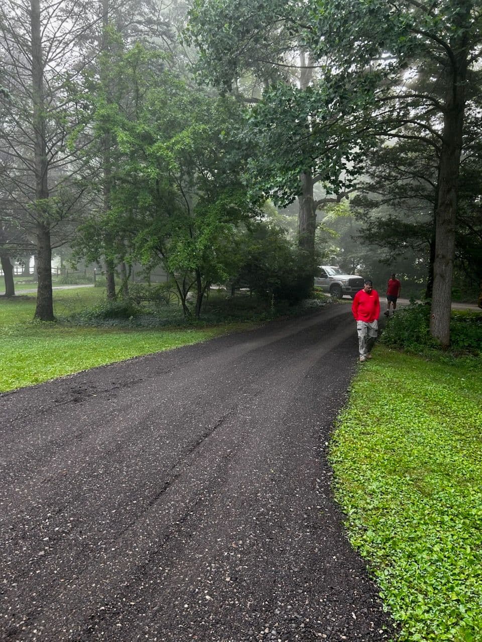Durable Crushed Asphalt Driveway Installation image