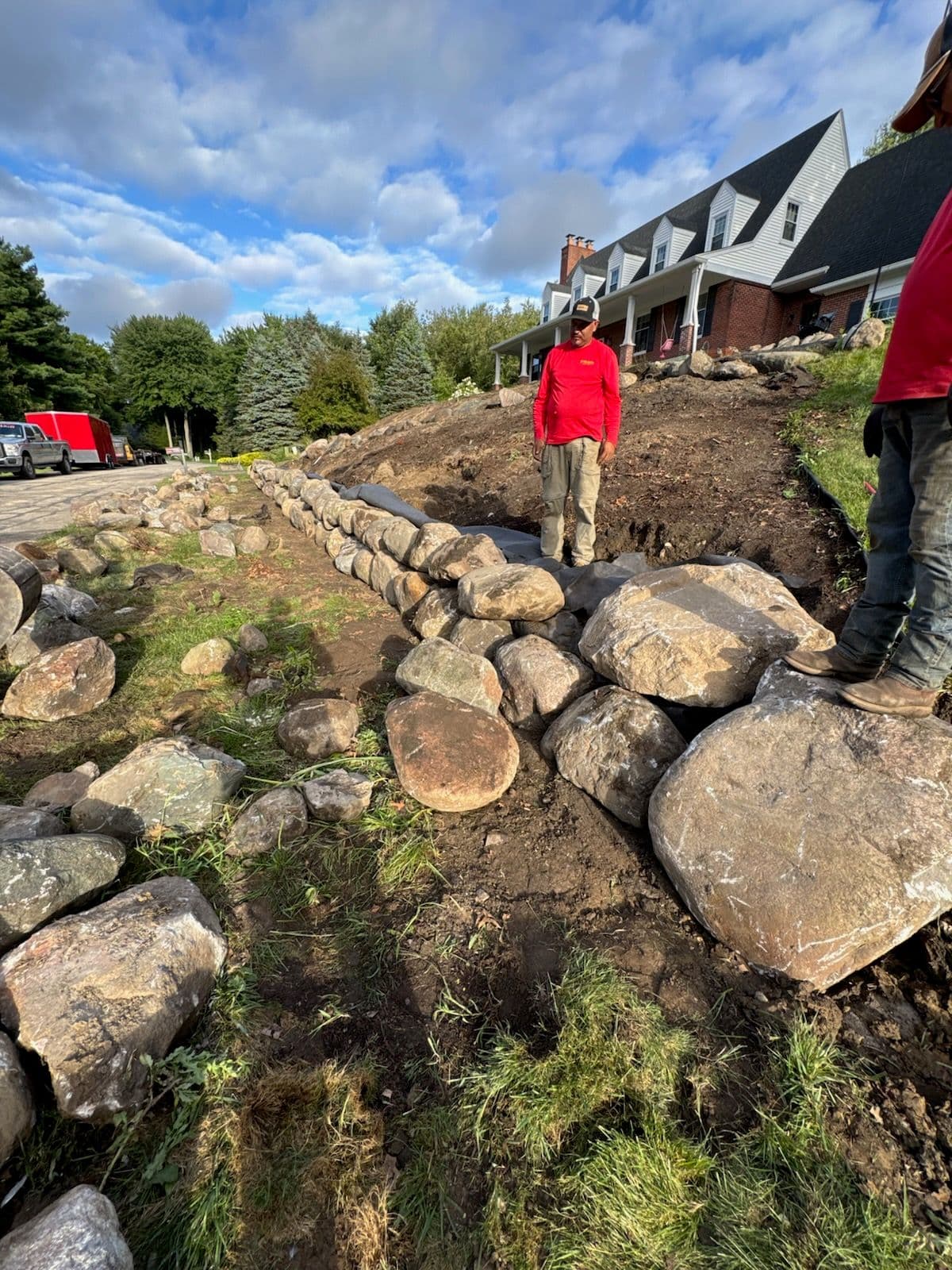 Boulder Wall Transformation in Michigan image